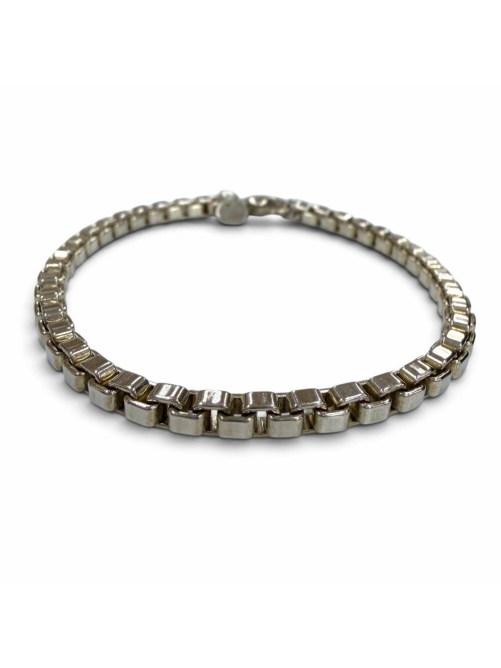 Tiffany & Co Venetian 925 Chain Bracelet Silver
